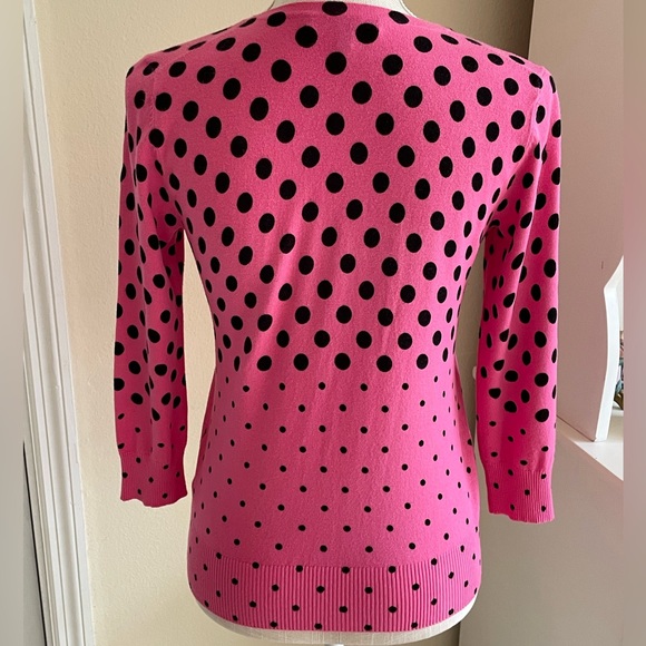 Cable & Gauge Dot Cardigan - Picture 3 of 6